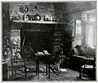 Interior of a Catskill artist's cottage