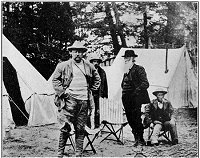 John Burroughs with Theodore Roosevelt in Yellowstone