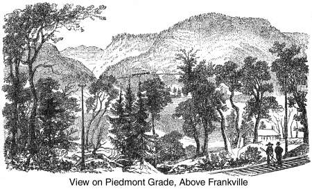 View on the Piedmont Grade, above Frankville